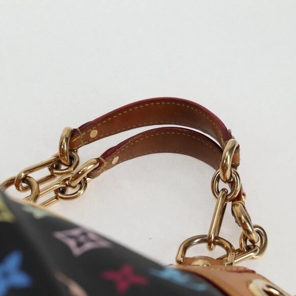 LOUIS VUITTON Monogram Multicolor Ursula Tote Bag Black M40124 LV Auth 132957V - Picture 9 of 16